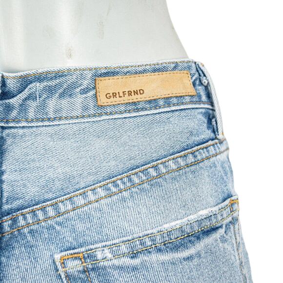 GRLFRND $215 Karolina High Rise Straight Crop Jeans A little more love Size 26 - Picture 12 of 12